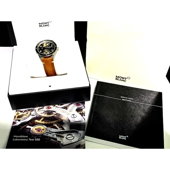 Montblanc Men's Watch Geosphere 1858 Swiss Automatic Black Dial 117837 L… - Picture 3 of 14